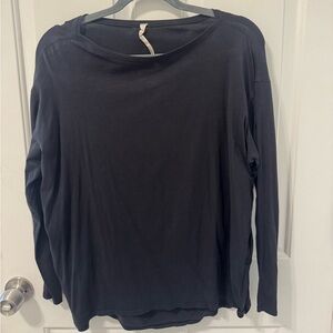 Lulu Lemon Black Long Sleeve Top